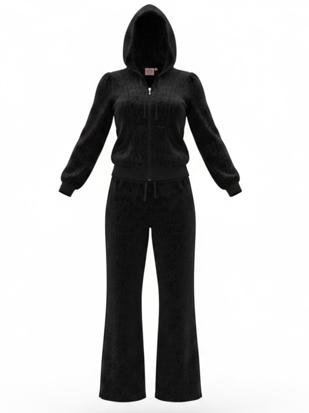 Y2K Juicy Couture Embossed All Over Tracksuit